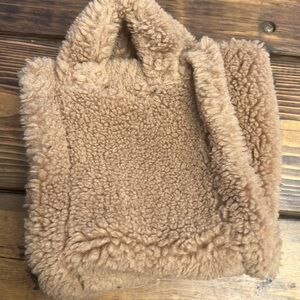 Stand Studio Mini Lizzie Teddy Faux Fur Purse. Brand new.
